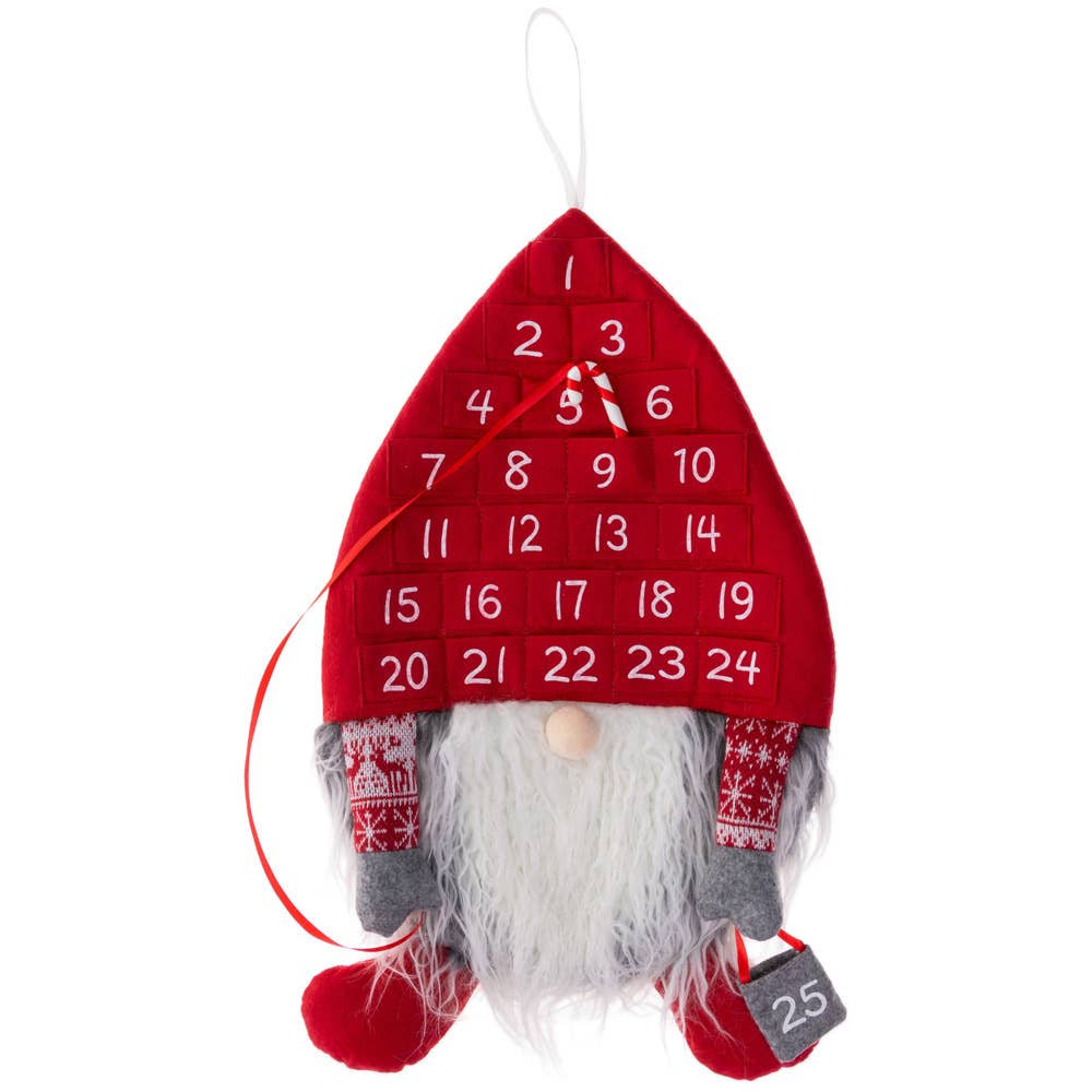 Boston International Marv Red Gnome Christmas Advent Calendar - Thumbnail 2